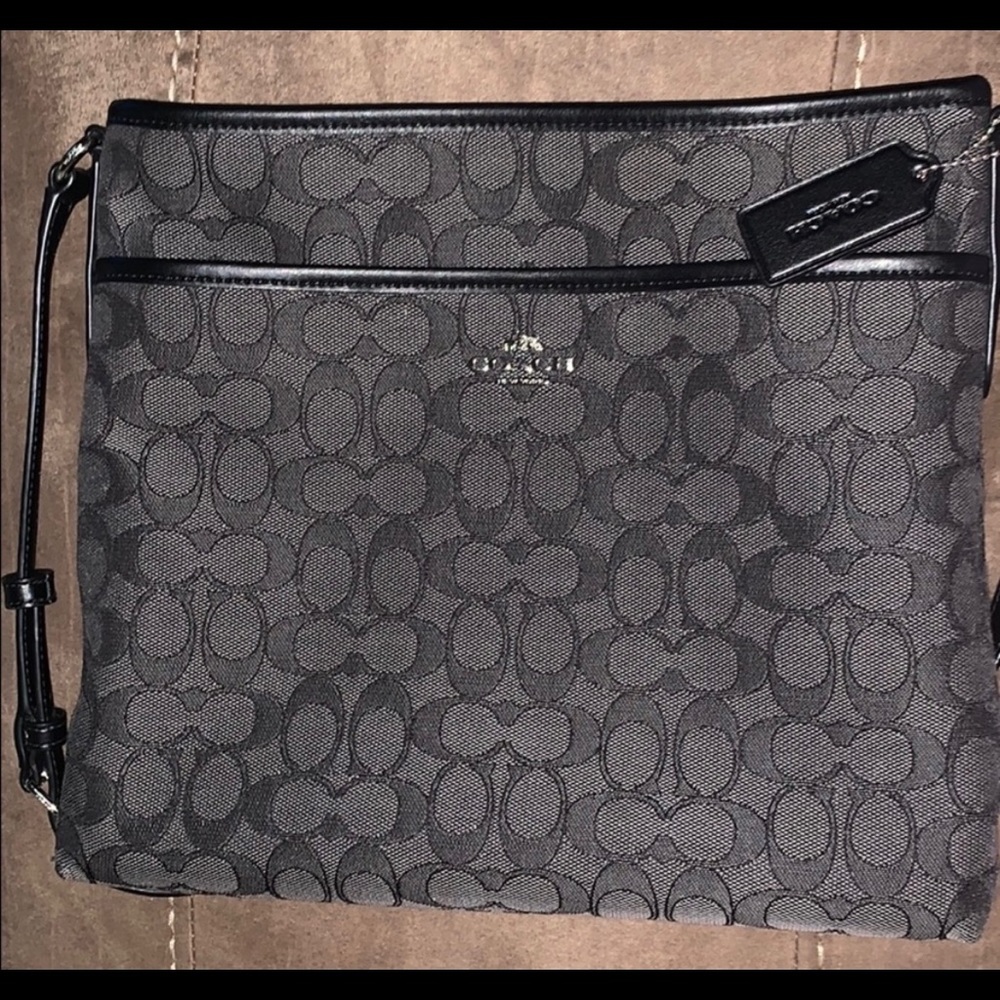 Coach File Crossbody in Signature Canvas
